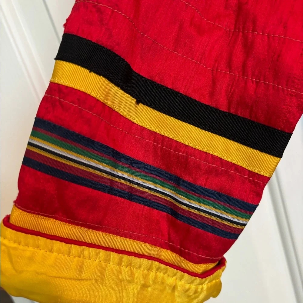 Bold Red and Yellow Ethnic-Inspired Jacket - Picture 8 of 9